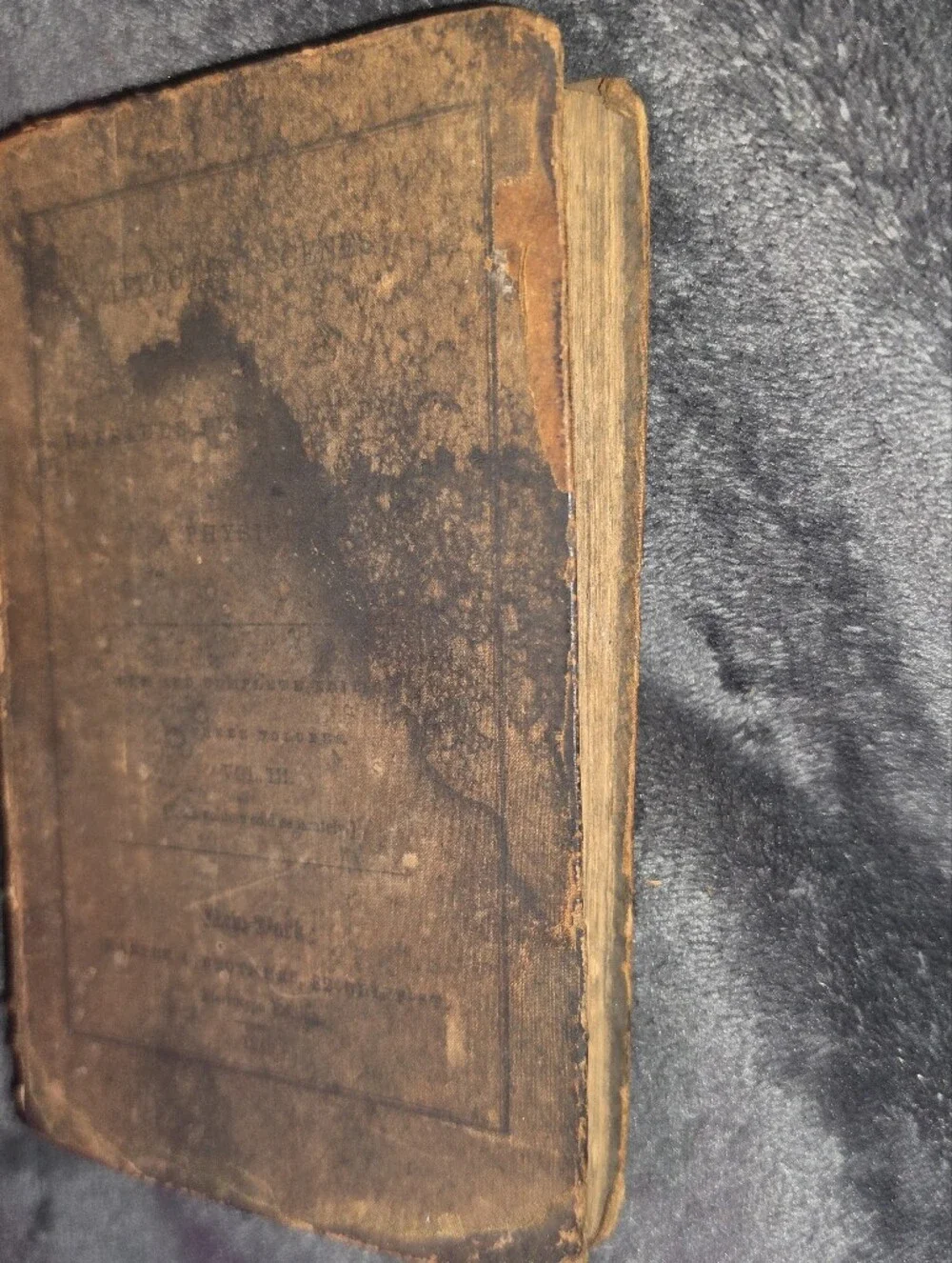 DIARY OF A LATE PHYSICIAN Vol 3 Samuel Warren/Dark Academia Antique 1839 Book!